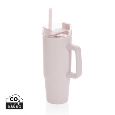 Logo trade promotional merchandise photo of: Tana RCS plastic tumbler with handle 900ml