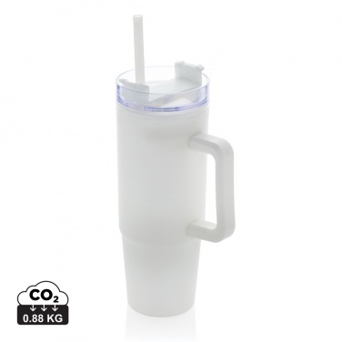 Logotrade business gift image of: Tana RCS plastic tumbler with handle 900ml