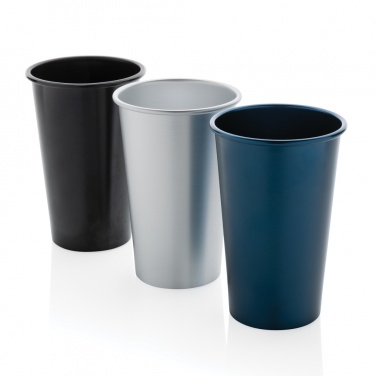 Logotrade promotional merchandise picture of: Alo RCS recycled aluminium lightweight cup 450ml