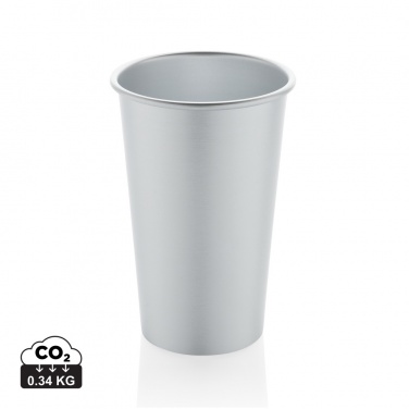 Logotrade promotional merchandise image of: Alo RCS recycled aluminium lightweight cup 450ml