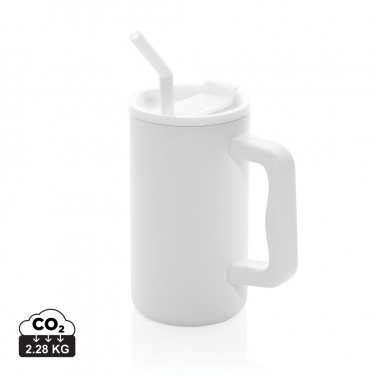 Logo trade promotional product photo of: Cube RCS certified recycled steel mug 800ml