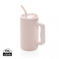 Cube RCS certified recycled steel mug 800ml, pink