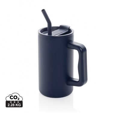 Logotrade promotional giveaways photo of: Cube RCS certified recycled steel mug 800ml