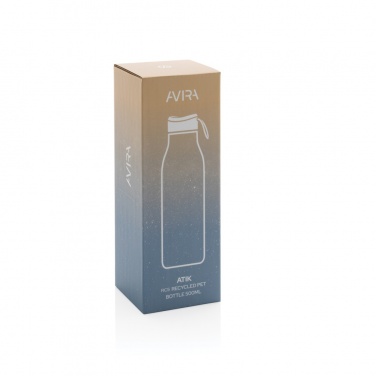 Logo trade promotional giveaway photo of: Avira Atik RCS Recycled PET bottle 500ML