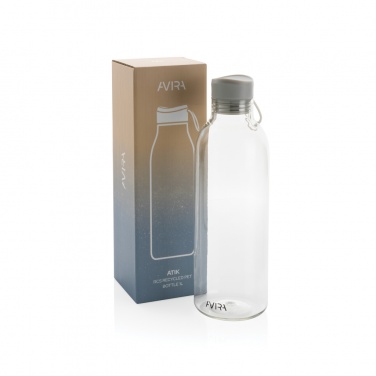 Logotrade promotional item image of: Avira Atik RCS Recycled PET bottle 1L