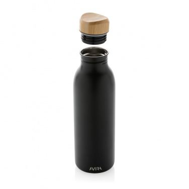 Logo trade promotional items picture of: Avira Alcor RCS Re-steel single wall water bottle 600 ML