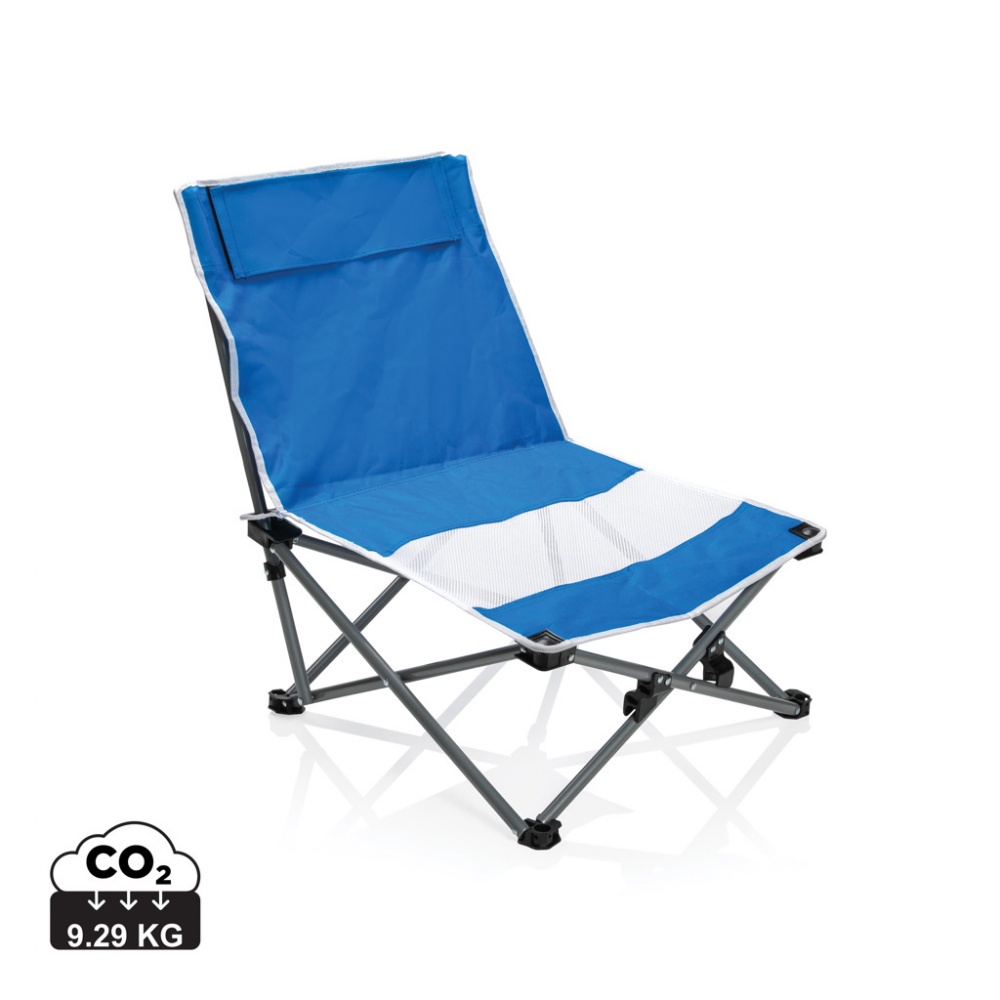 Logo trade promotional item photo of: Foldable beach chair in pouch