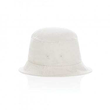 Logo trade business gifts image of: Impact Aware™ 285 gsm rcanvas one size bucket hat undyed