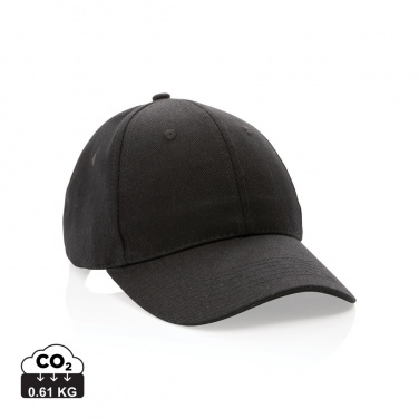 Logo trade promotional product photo of: Impact 6 panel 280gr Recycled cotton cap with AWARE™ tracer