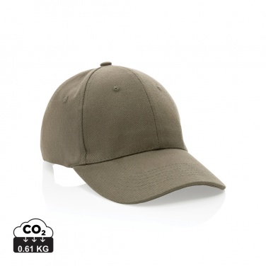 Logotrade corporate gift image of: Impact 6 panel 280gr Recycled cotton cap with AWARE™ tracer