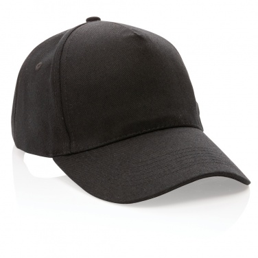 Logo trade promotional products image of: Impact 5panel 280gr Recycled cotton cap with AWARE™ tracer