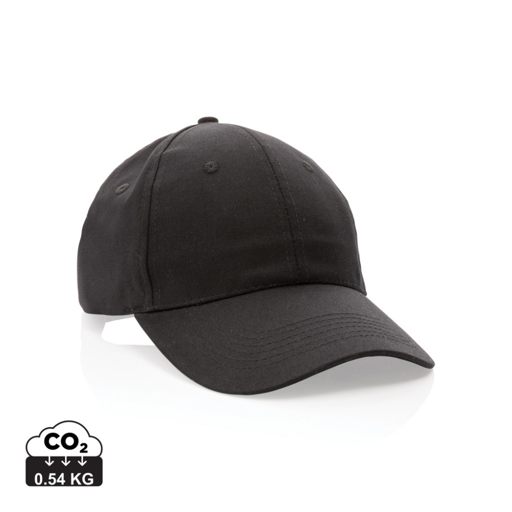 Logotrade promotional items photo of: Impact 6 panel 190gr Recycled cotton cap with AWARE™ tracer