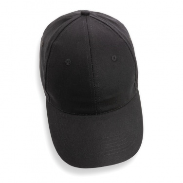 Logo trade promotional merchandise photo of: Impact 6 panel 190gr Recycled cotton cap with AWARE™ tracer