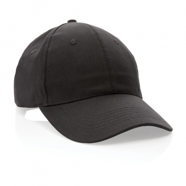 Logo trade advertising product photo of: Impact 6 panel 190gr Recycled cotton cap with AWARE™ tracer