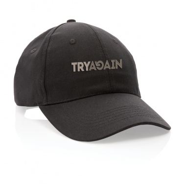 Logo trade promotional items picture of: Impact 6 panel 190gr Recycled cotton cap with AWARE™ tracer