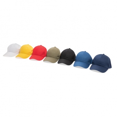 Logotrade promotional gift picture of: Impact 6 panel 190gr Recycled cotton cap with AWARE™ tracer