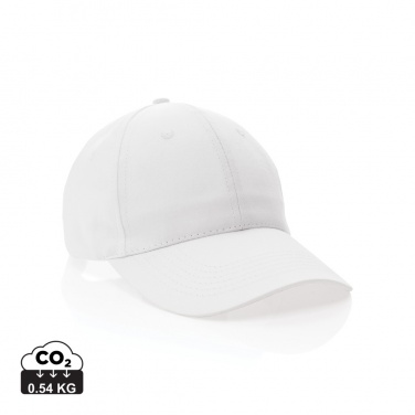 Logo trade promotional item photo of: Impact 6 panel 190gr Recycled cotton cap with AWARE™ tracer