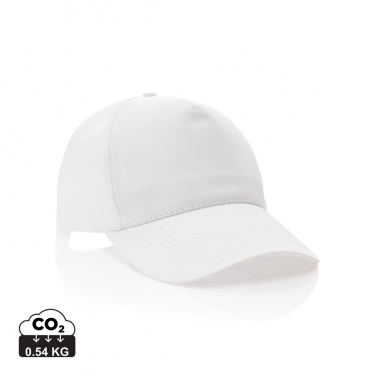 Logotrade promotional product picture of: Impact 5 panel 190gr Recycled cotton cap with AWARE™ tracer