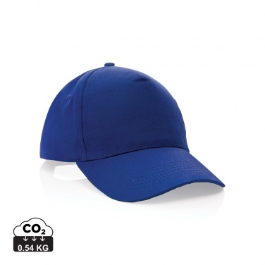 Logo trade promotional item photo of: Impact 5 panel 190gr Recycled cotton cap with AWARE™ tracer