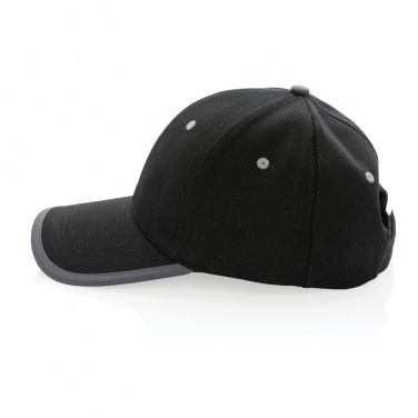 Logotrade advertising product picture of: Impact AWARE™ Brushed rcotton 6 panel contrast cap 280gr