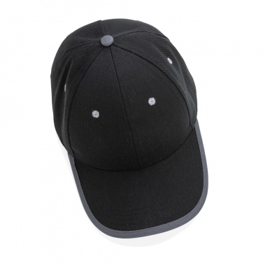 Logo trade advertising product photo of: Impact AWARE™ Brushed rcotton 6 panel contrast cap 280gr