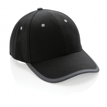 Logotrade promotional product picture of: Impact AWARE™ Brushed rcotton 6 panel contrast cap 280gr