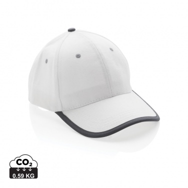 Logotrade promotional items photo of: Impact AWARE™ Brushed rcotton 6 panel contrast cap 280gr