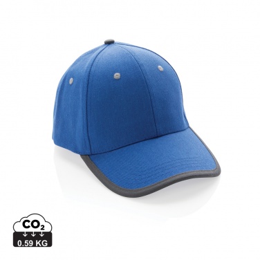 Logo trade promotional item photo of: Impact AWARE™ Brushed rcotton 6 panel contrast cap 280gr