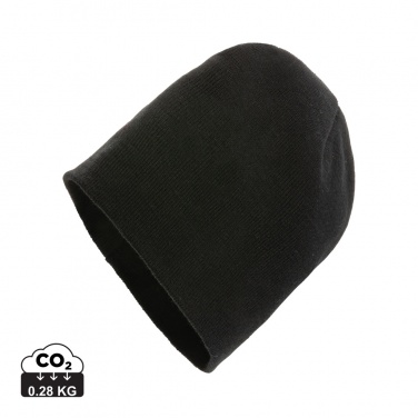 Logo trade business gifts image of: Impact AWARE™ classic beanie with Polylana®