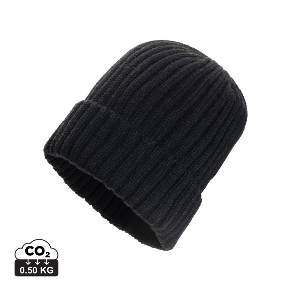 Logotrade promotional giveaway picture of: Kennedi AWARE™ Polylana® beanie with large rib