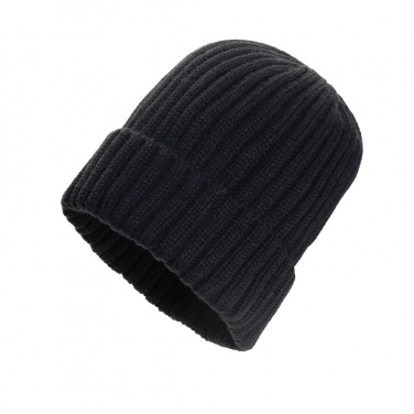 Logo trade promotional products picture of: Kennedi AWARE™ Polylana® beanie with large rib