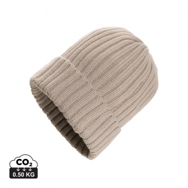 Logo trade promotional merchandise image of: Kennedi AWARE™ Polylana® beanie with large rib