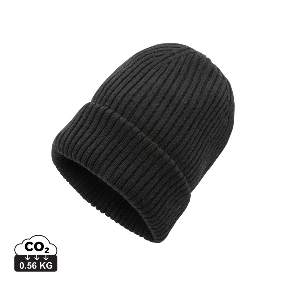 Logotrade promotional giveaway picture of: Impact AWARE™  Polylana® double knitted beanie