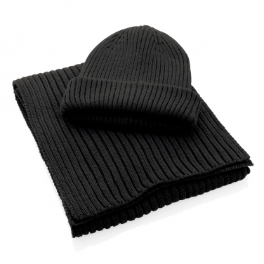 Logotrade advertising product image of: Impact AWARE™  Polylana® double knitted beanie