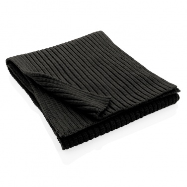 Logotrade promotional item picture of: Impact AWARE™ Polylana® knitted scarf 180 x 25cm