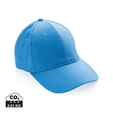 Logotrade promotional gift picture of: Impact 6 panel 280gr Recycled cotton cap with AWARE™ tracer