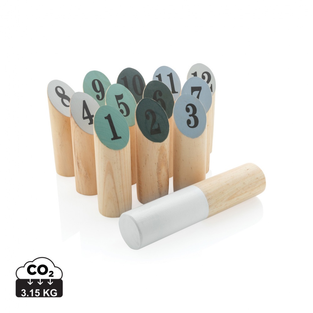 Logo trade promotional products image of: Wooden scatter set