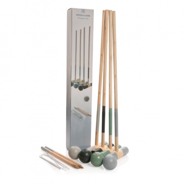 Logotrade advertising products photo of: Wooden croquet set