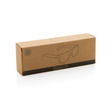 Logotrade promotional giveaway picture of: GRS recycled PC plastic sunglasses with cork