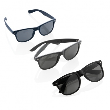 Logo trade advertising products picture of: GRS recycled PC plastic sunglasses