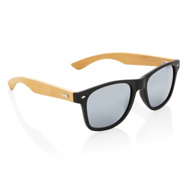 Logotrade business gift image of: Bamboo and RCS recycled plastic sunglasses