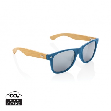 Logotrade promotional product picture of: Bamboo and RCS recycled plastic sunglasses