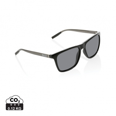 Logo trade promotional giveaway photo of: Swiss Peak RCS rplastic polarised sunglasses