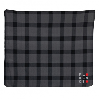 Logotrade corporate gift image of: Soft plaid fleece blanket