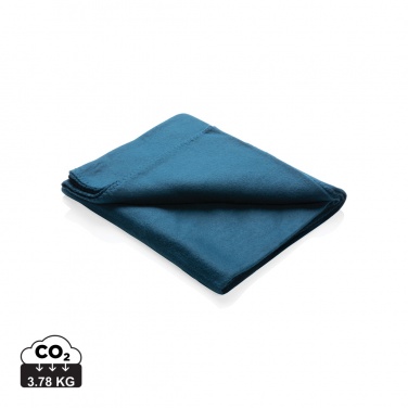 Logo trade promotional items image of: Fleece blanket in pouch