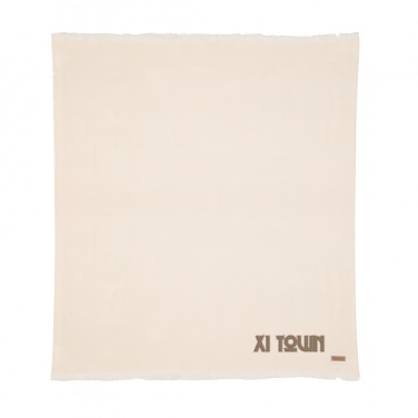 Logo trade promotional gifts picture of: Ukiyo Aware™ Polylana® woven blanket 130x150cm