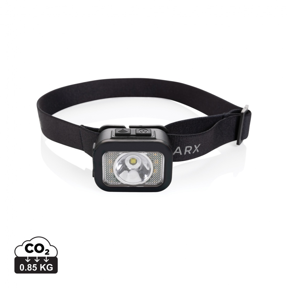 Logo trade promotional merchandise picture of: Gear X RCS rPlastic heavy duty head torch