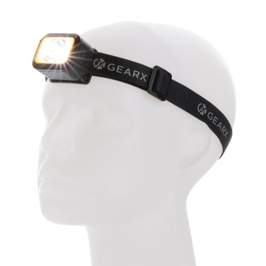 Logotrade promotional merchandise image of: Gear X RCS rPlastic heavy duty head torch