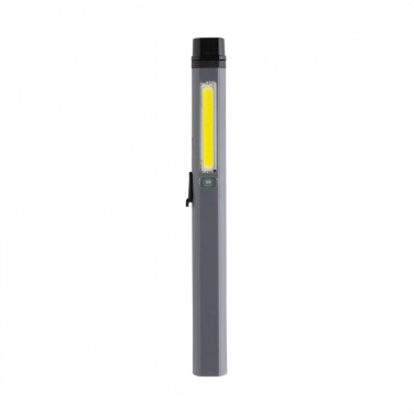 Logo trade promotional item photo of: Gear X RCS recycled plastic USB rechargeable pen light