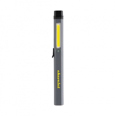 Logo trade promotional products picture of: Gear X RCS recycled plastic USB rechargeable pen light